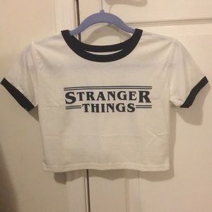 stranger things t shirt shein